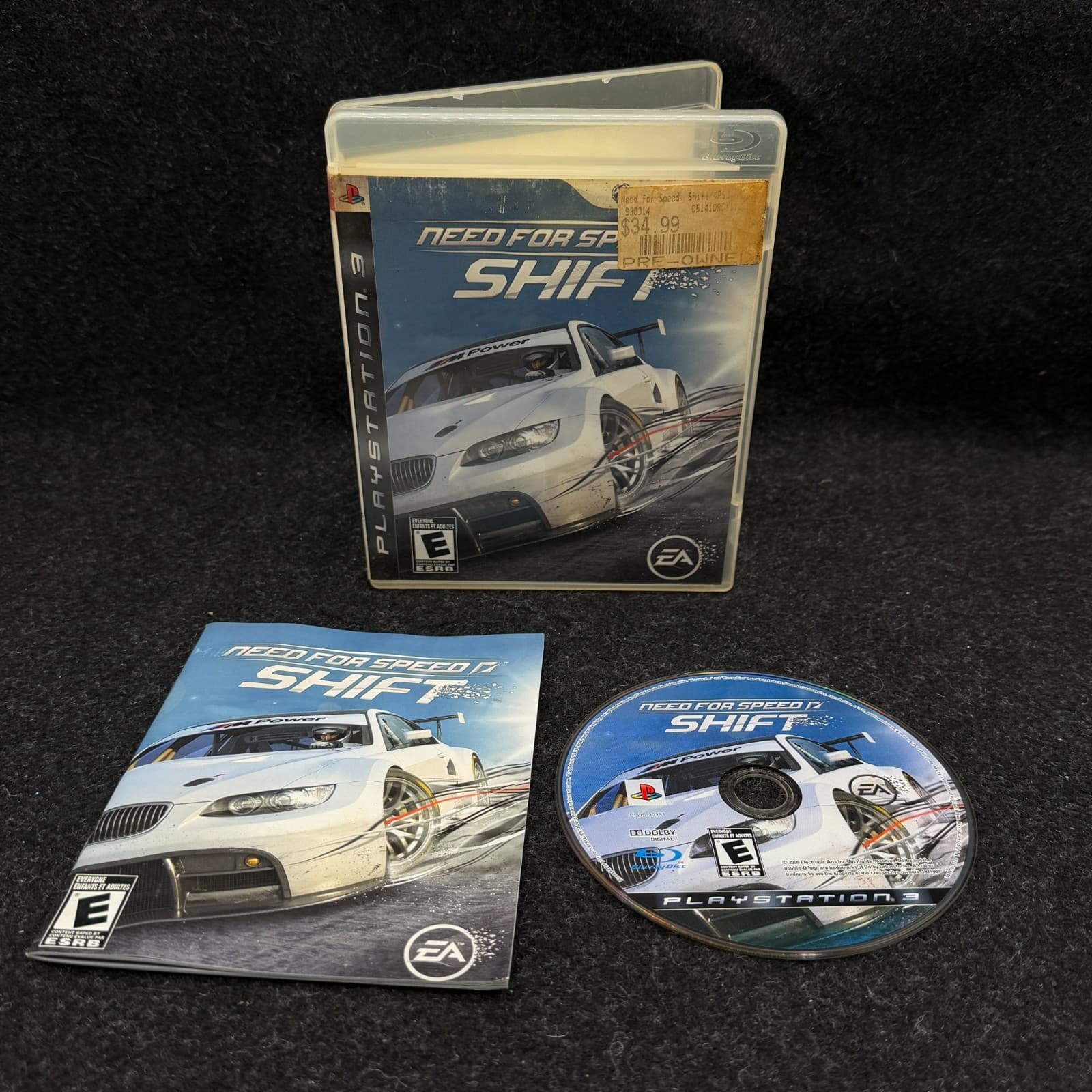 Need for Speed Shift PlayStation 3 PS3 CIB Game