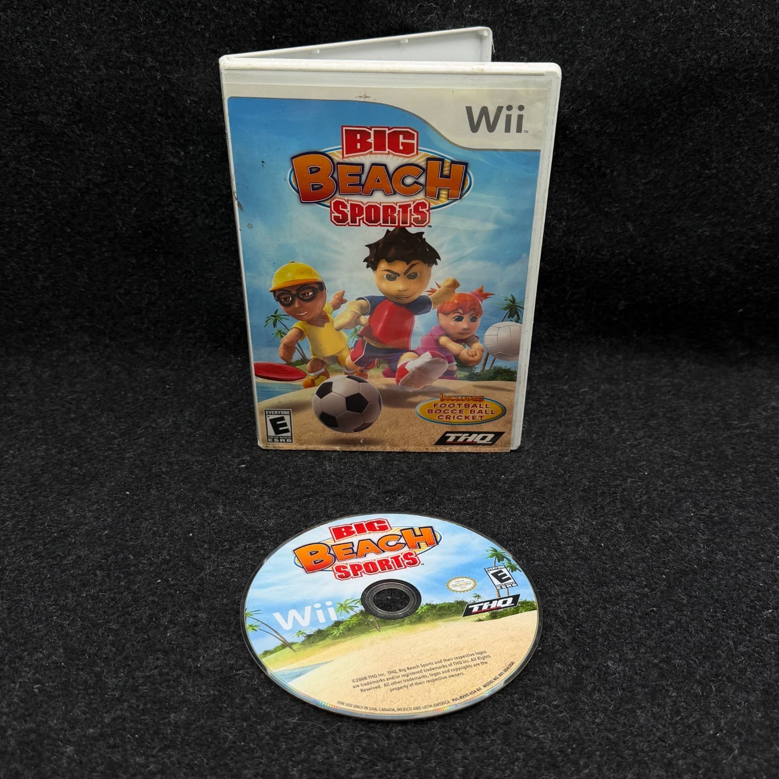 Big Beach Sports - (Nintendo Wii, 2008) Tested + Working NO MANUAL