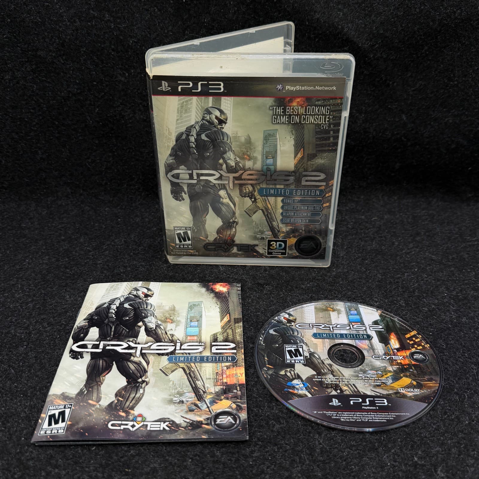 Crysis 2 -- Limited Edition (Sony PlayStation 3/PS3, 2011) COMPLETE!