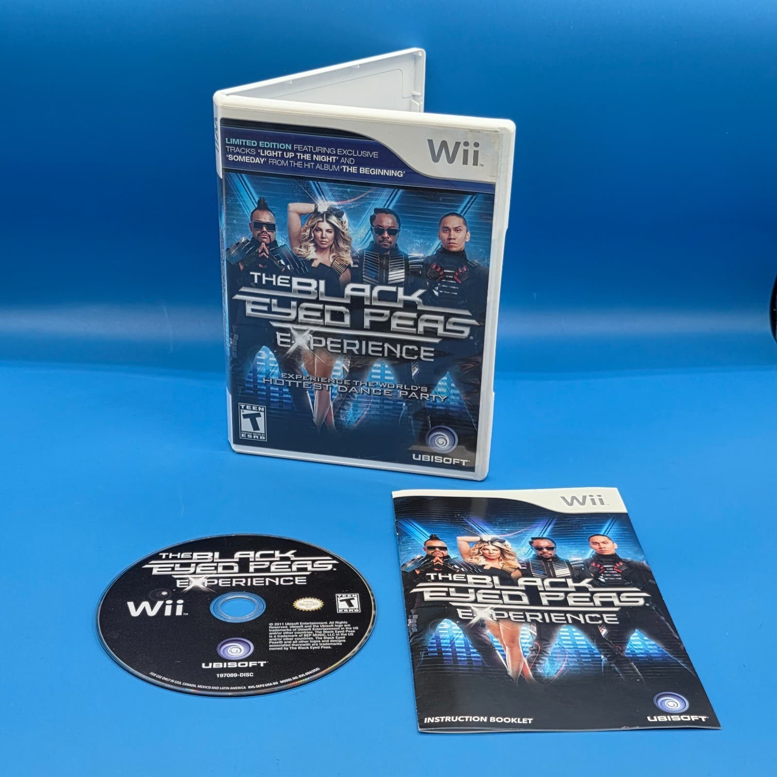 The Black Eyed Peas Experience Dance Party (Wii, 2011) Genuine Authentic