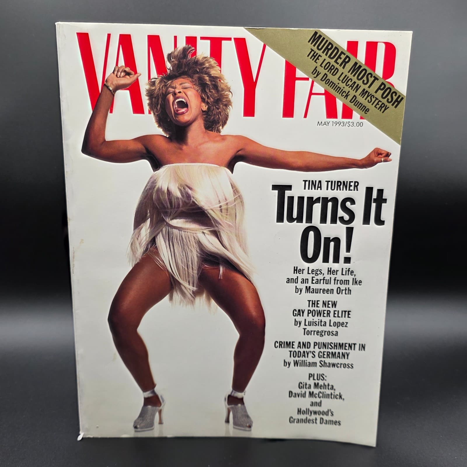 1993 MAY VANITY FAIR FASHION MAGAZINE - TINA TURNER COVER
