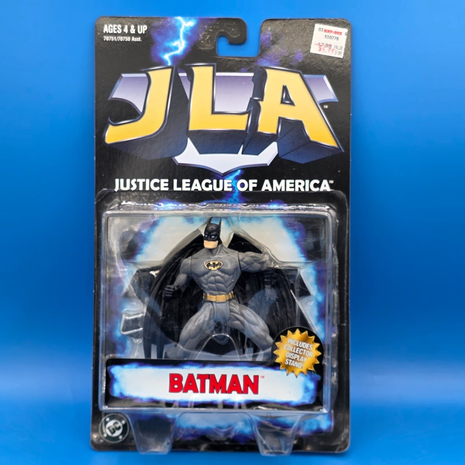 Vintage 1998 JLA Justice League of America Batman Action Figure Kenner