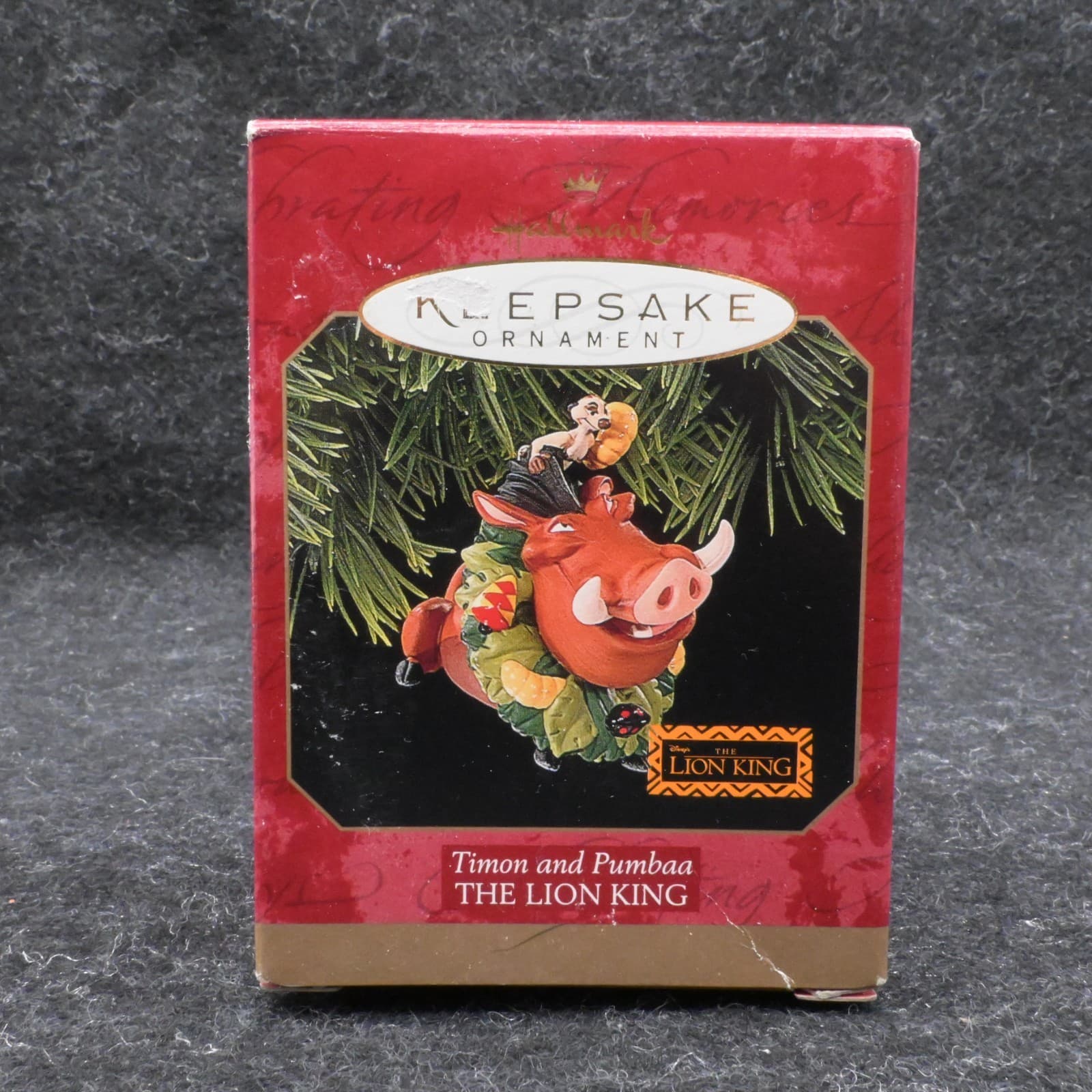 1997 Timon and Pumbaa Hallmark Ornament Disney Lion King