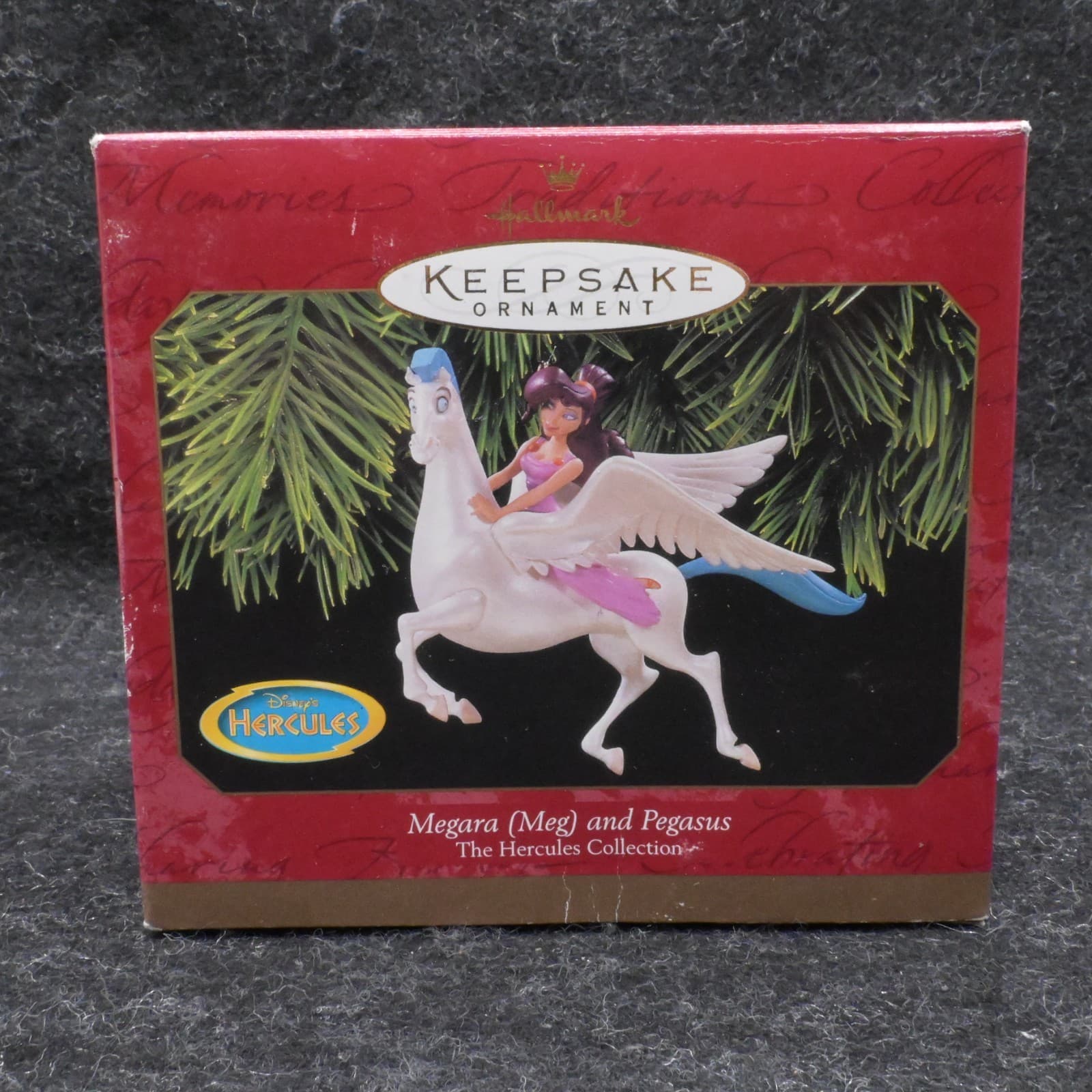 1997 Vintage Hallmark Ornament Disney's Hercules Megara Meg and Pegasus K