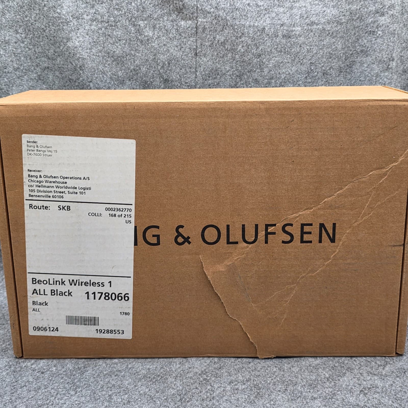 Bang & Olufsen Beolink Wireless 1 NO CABLES OR MANUAL