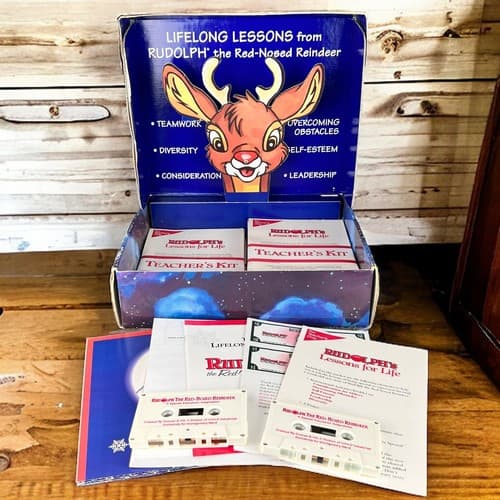 VTG Rudolphs Red Nosed Reindeer Lessons for Life 6 Teachers Kits In Promo Box