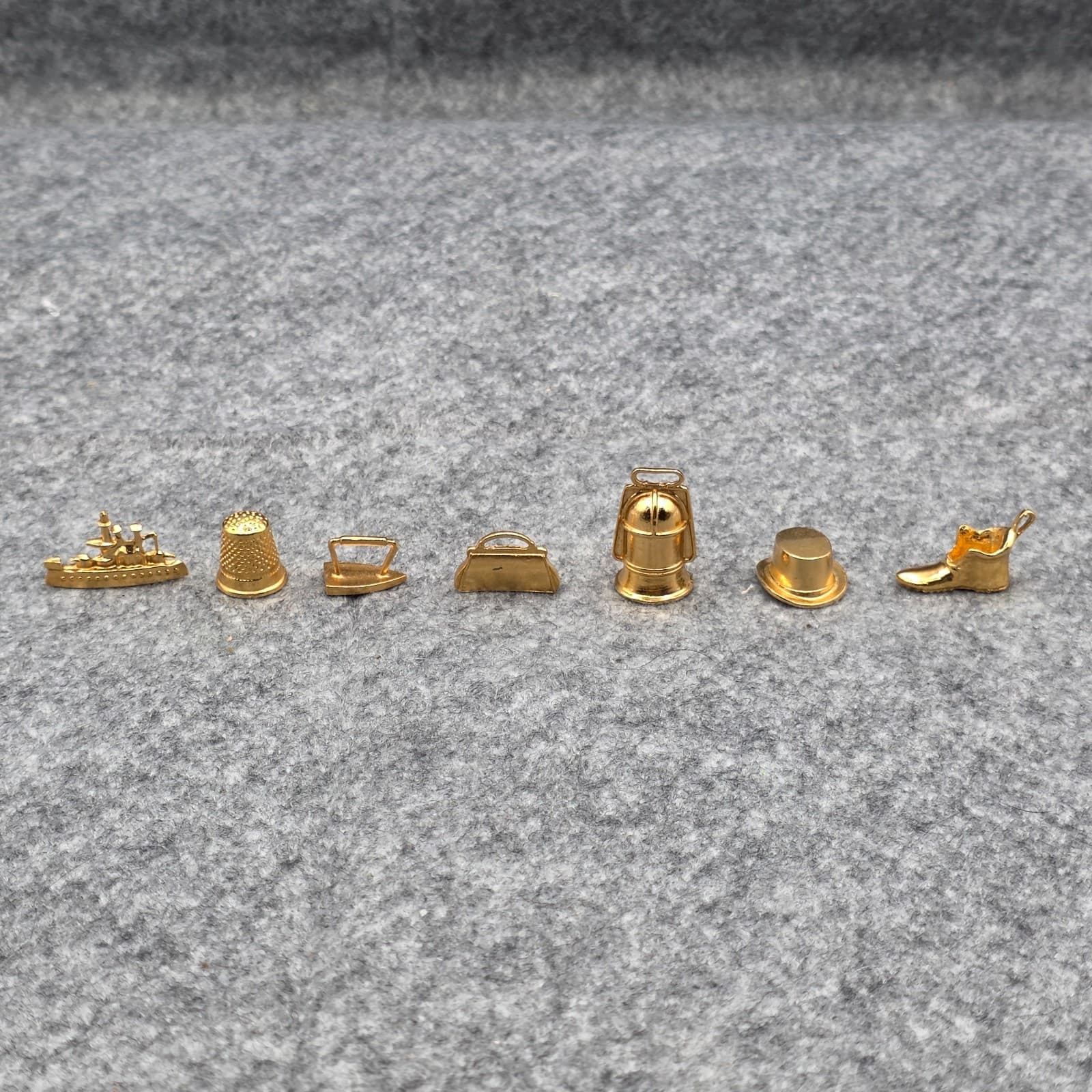 Vintage 1991 Franklin Mint Monopoly Collector's Edition 7 Pieces Tokens