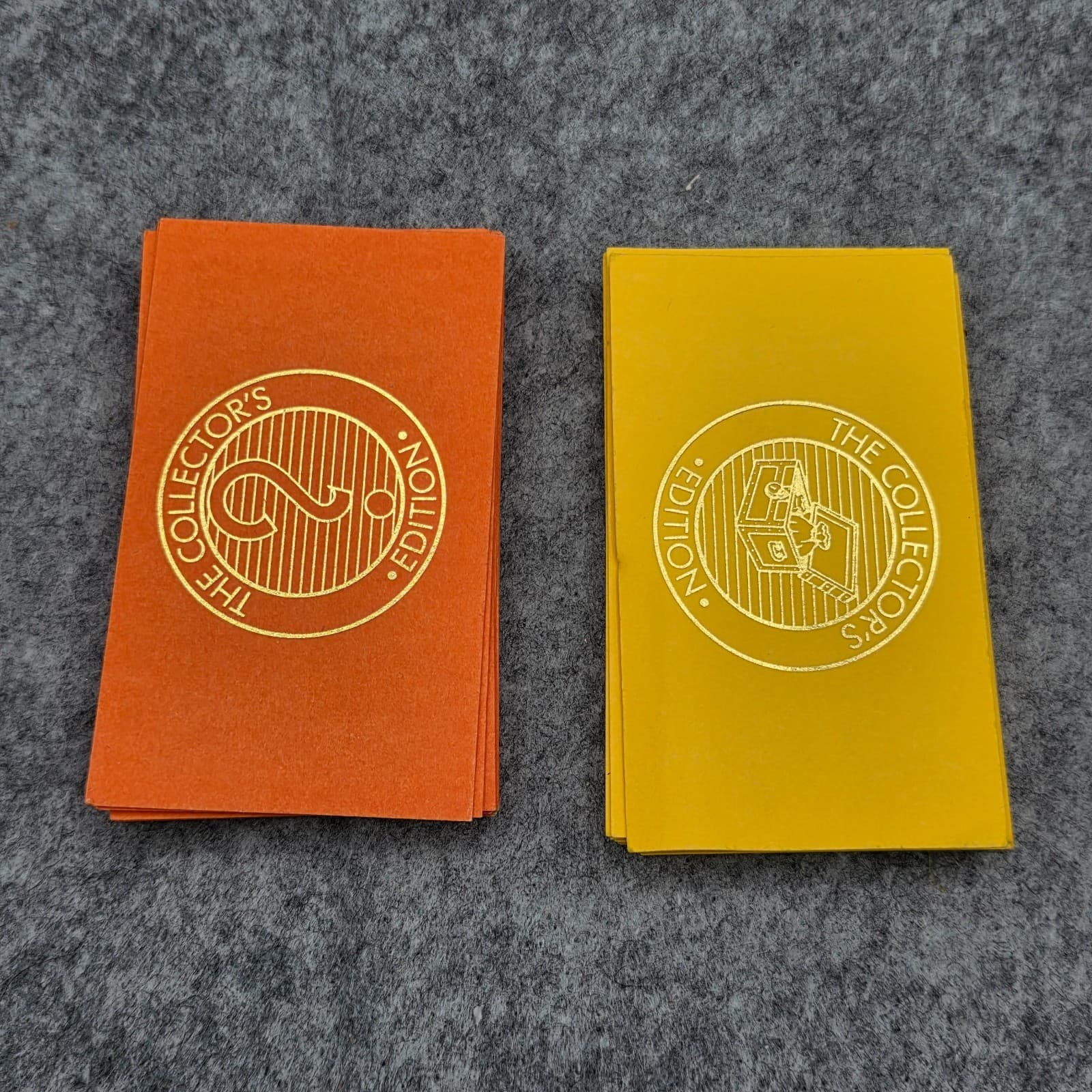 1991 FRANKLIN MINT MONOPOLY Community Chest & Chance Cards