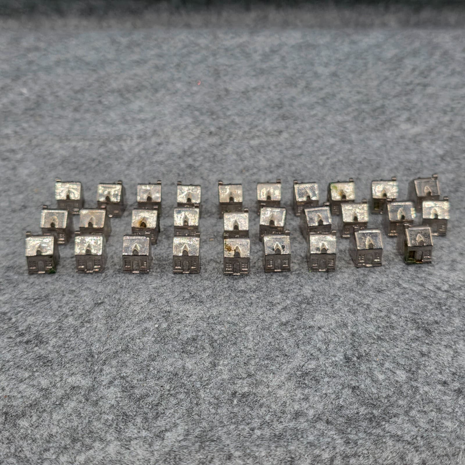 1991 franklin mint monopoly collectors edition SET OF 29 Houses