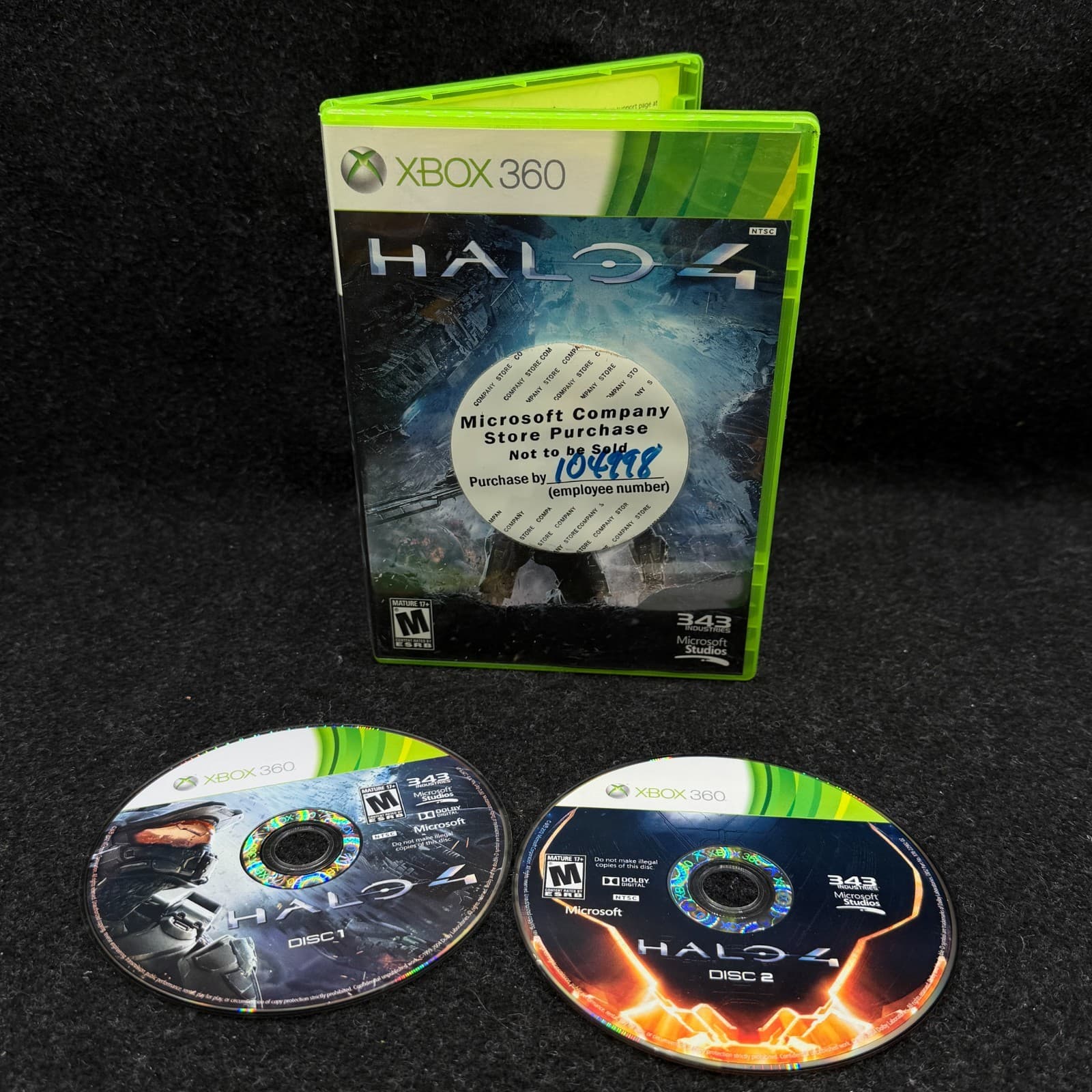 Halo 4 Xbox 360 Tested No Manual