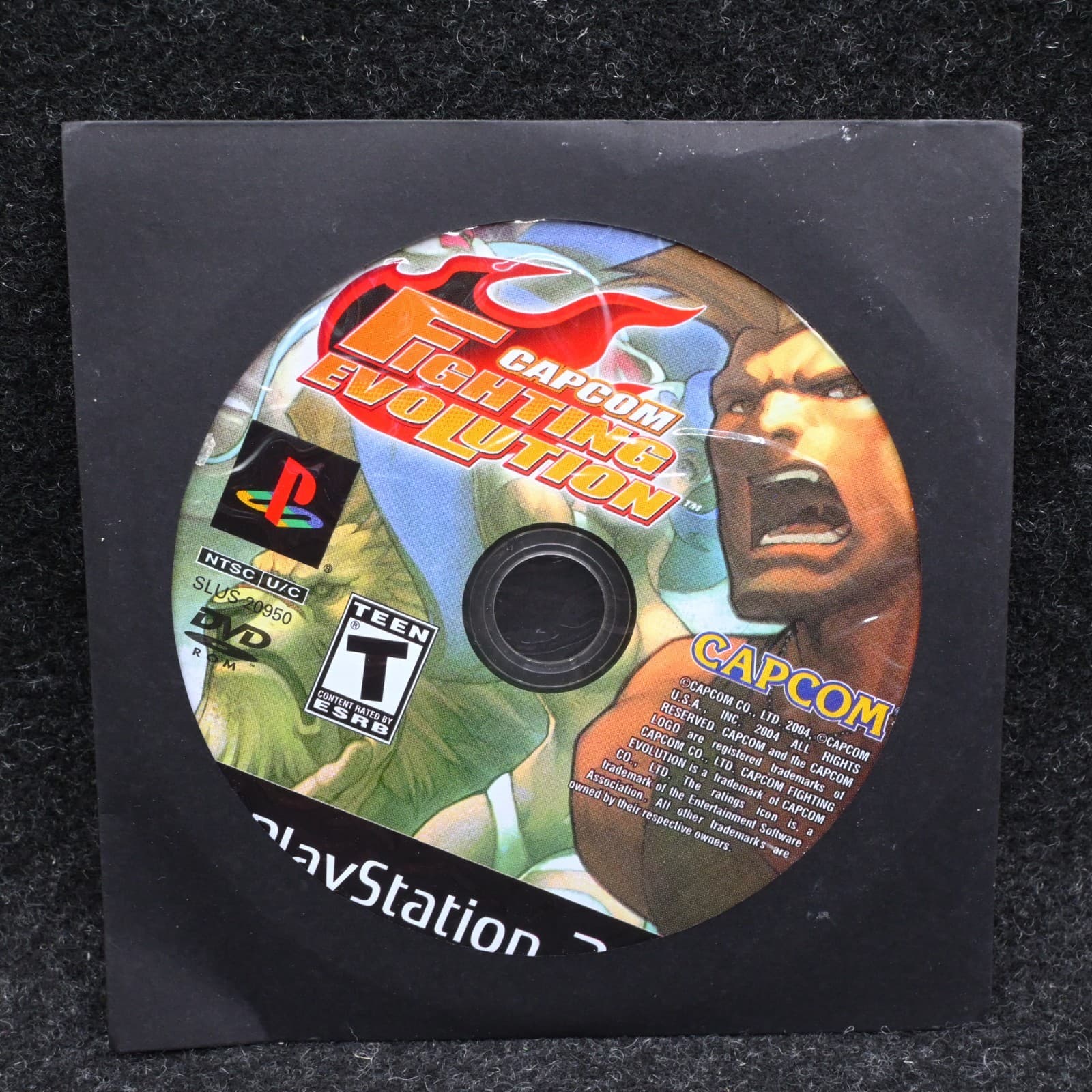Capcom Fighting Evolution (Sony PlayStation 2, 2004) PS2 (Disc Only) Tested