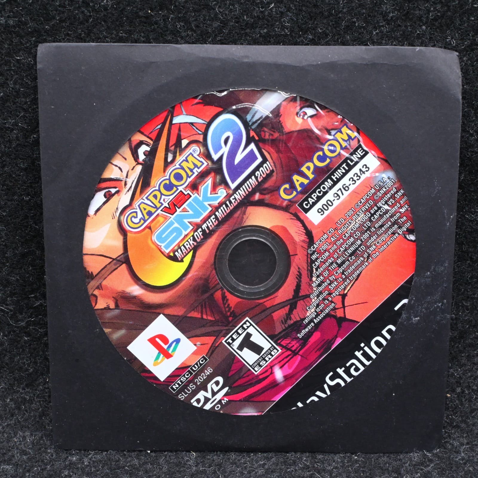 Capcom vs. SNK 2: Mark of the Millennium Sony PlayStation 2 PS2 TESTED 27A11