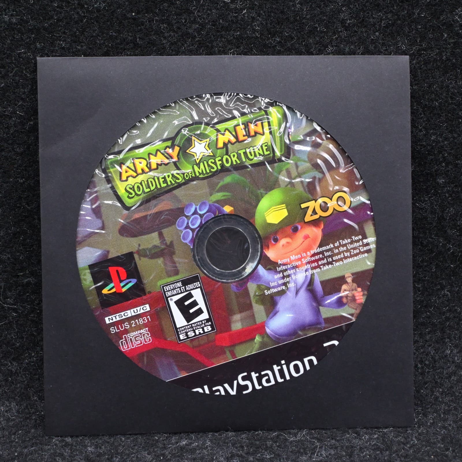 Army Men Soldiers of Misfortune (PS2) NO TRACKING - DISC ONLY #1878