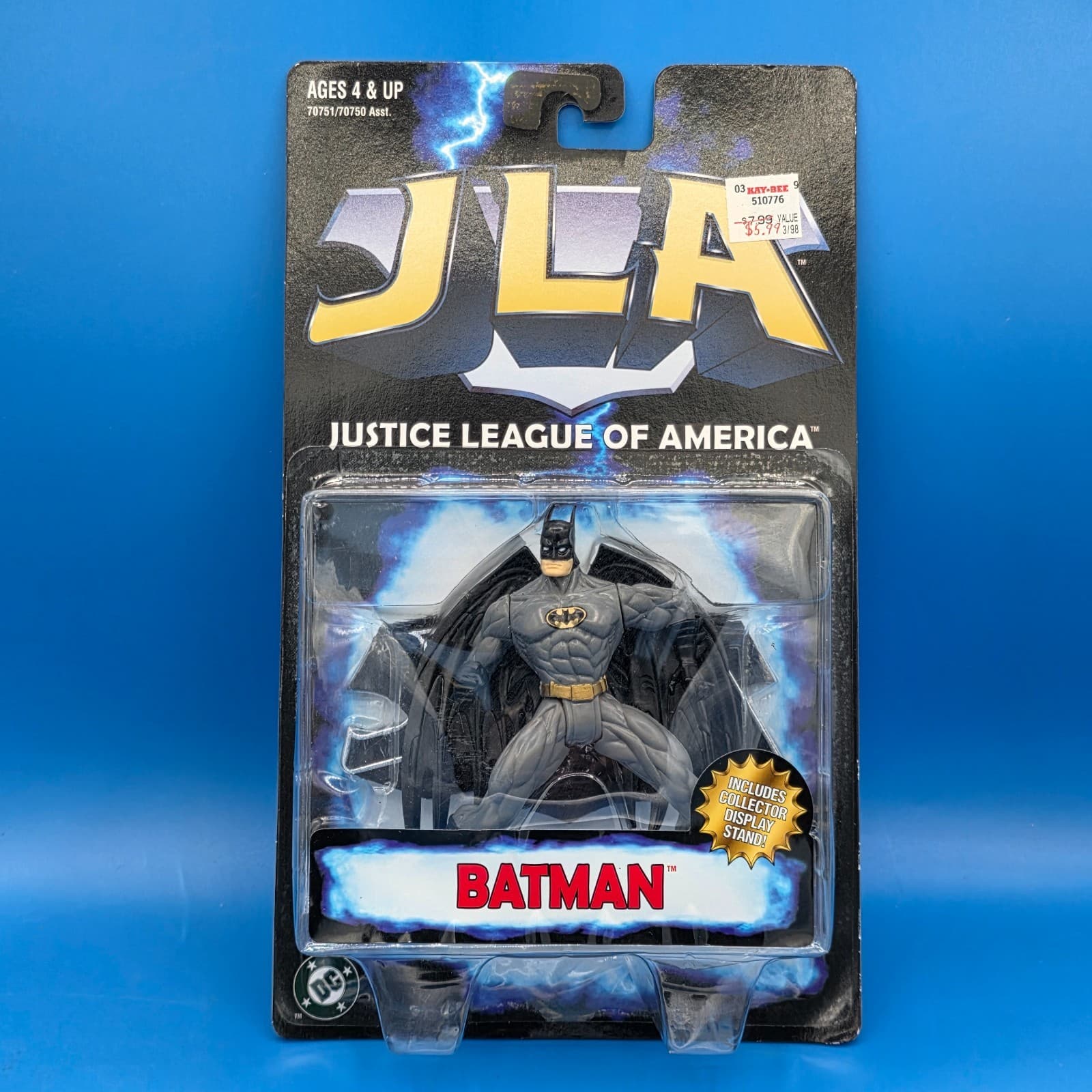 Vintage 1998 JLA Justice League of America Batman Action Figure Kenner