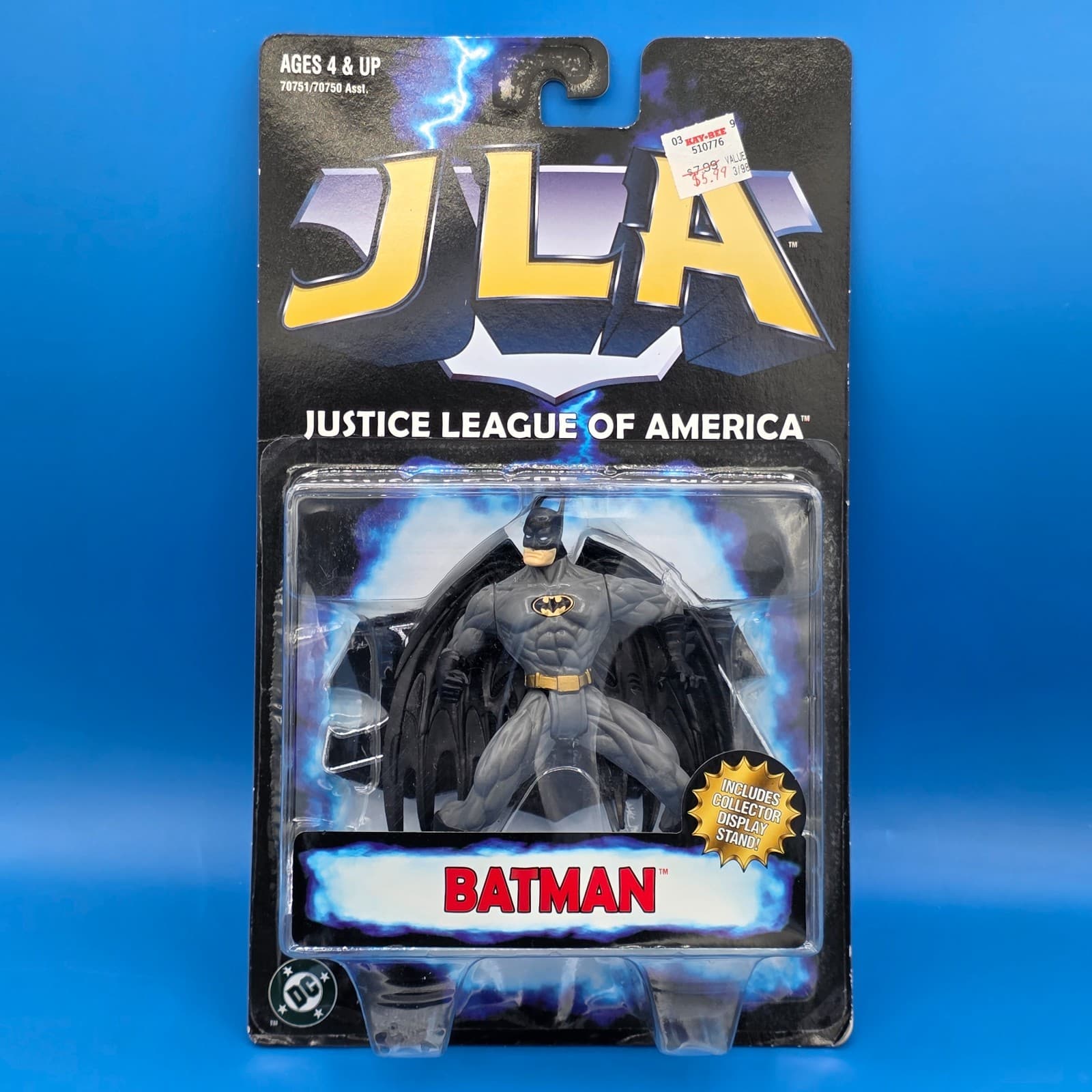 Vintage 1998 JLA Justice League of America Batman Action Figure Kenner