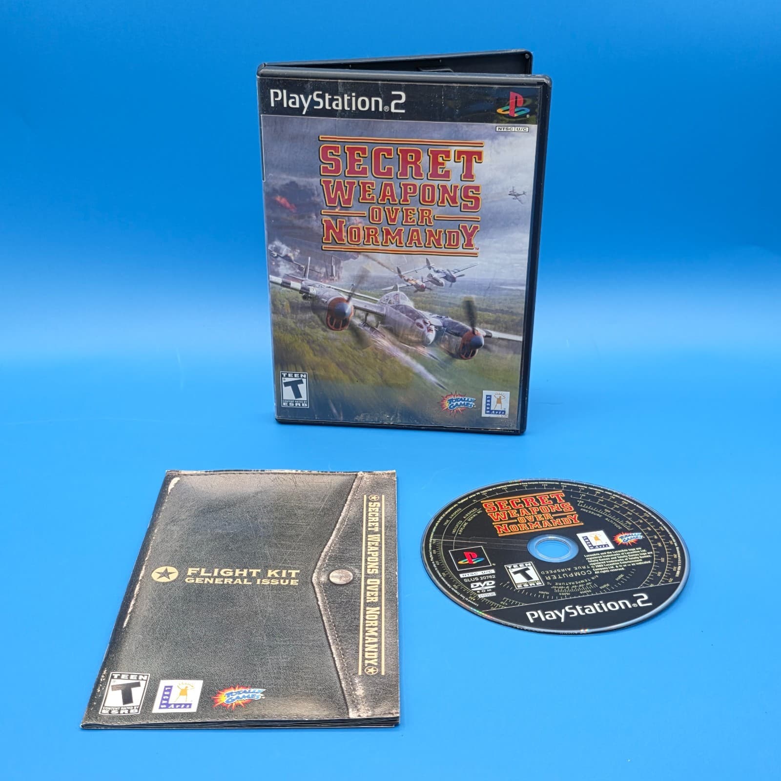 Secret Weapons Over Normandy (Sony PlayStation 2, 2003) PS2 Complete CIB