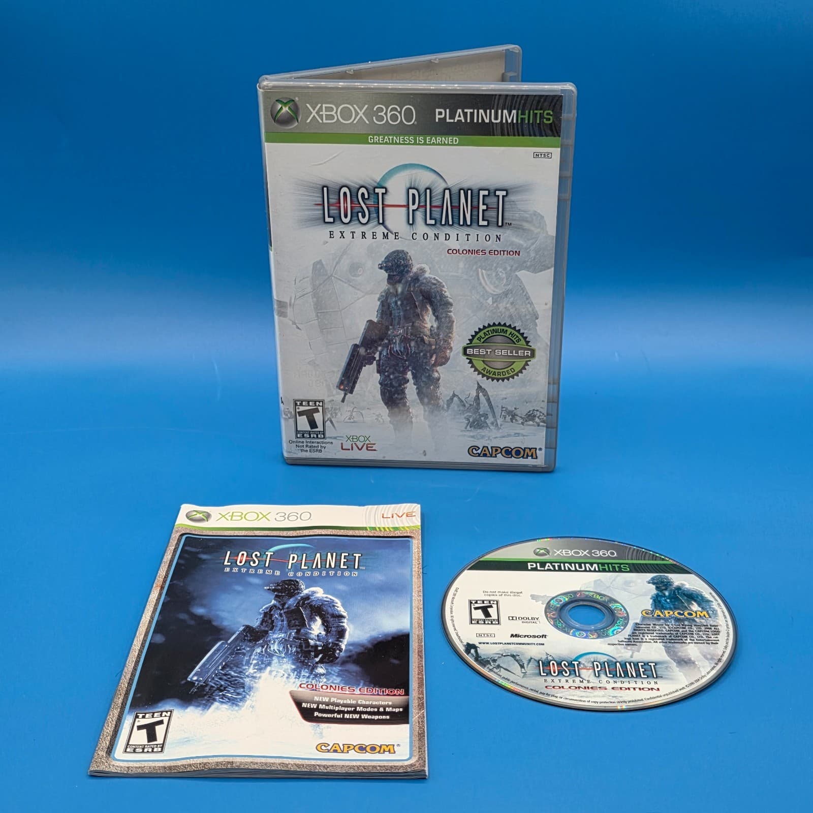Lost Planet: Extreme Condition (Xbox 360, 2007) Complete w/ Manual CIB Tested