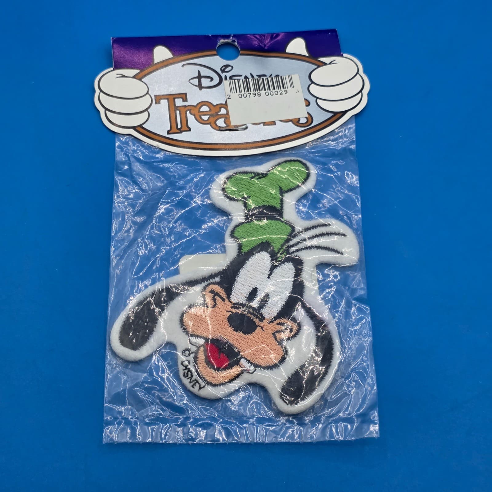 Disney Treasures Vintage 80’s Goofy Embroidered Applique Iron On Patch NOS