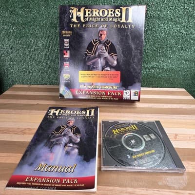 Heroes of Might and Magic II: The Price of Loyalty Big Box Game w/Original