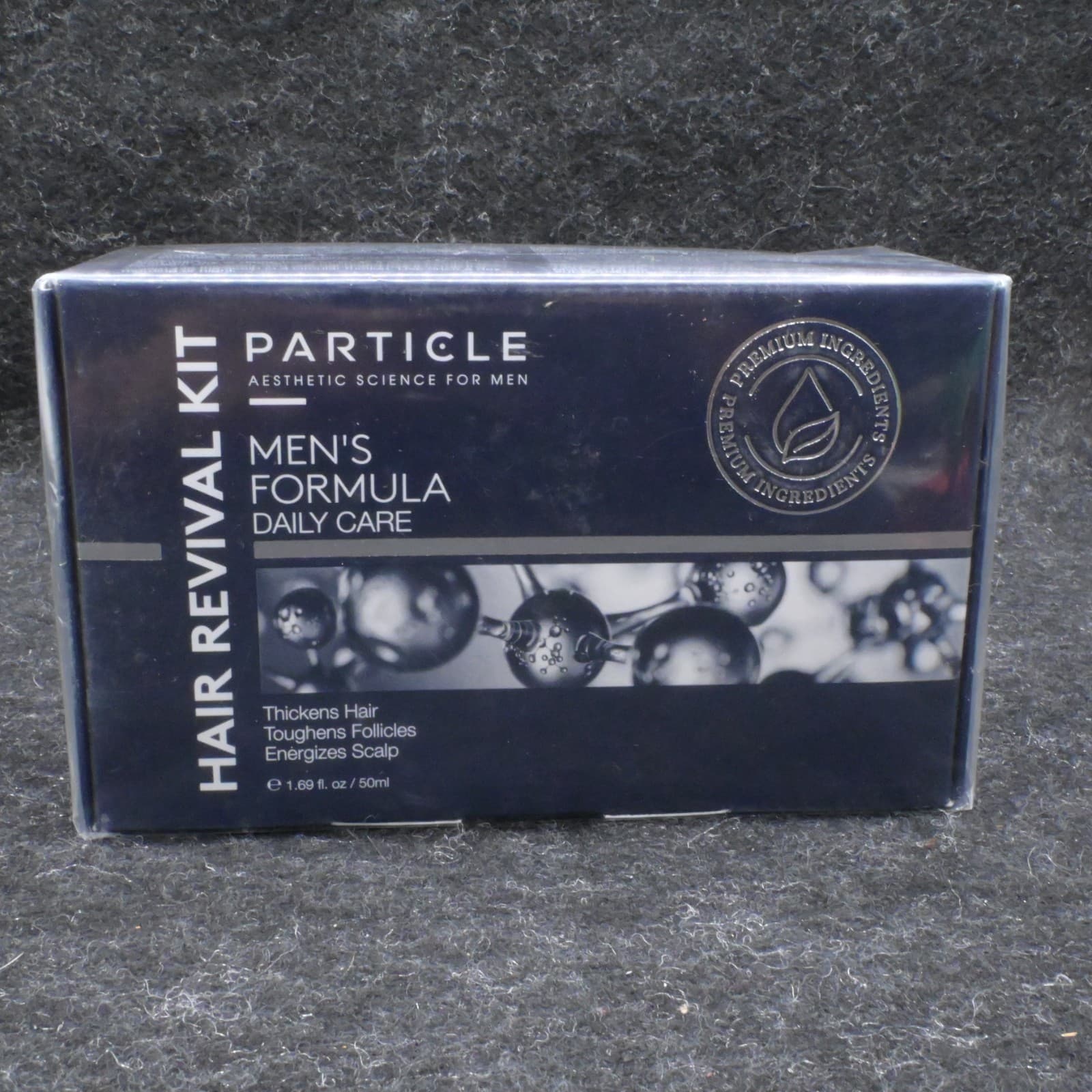 Particle Hair Revival Kit, Men's Daily Care, Scalp Cream & Massager. 1.69 fl oz