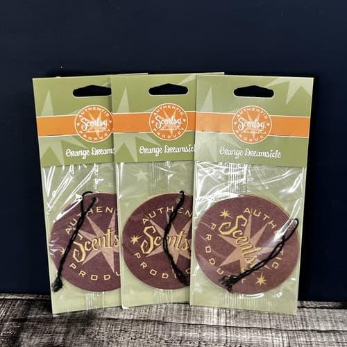 Scentsy Scent Circle Air Freshner Orange Dreamsicle Pack of 3