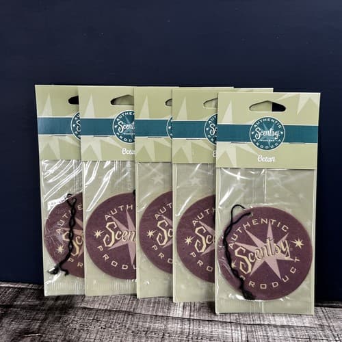 Scentsy Scent Circle Ocean Hanging Car Air Freshener NIP 5 Pack