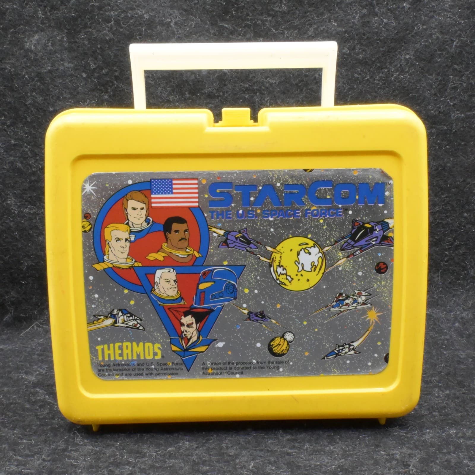 Starcom the U.S. Space Force 1987 Plastic Lunch Box - BOX ONLY