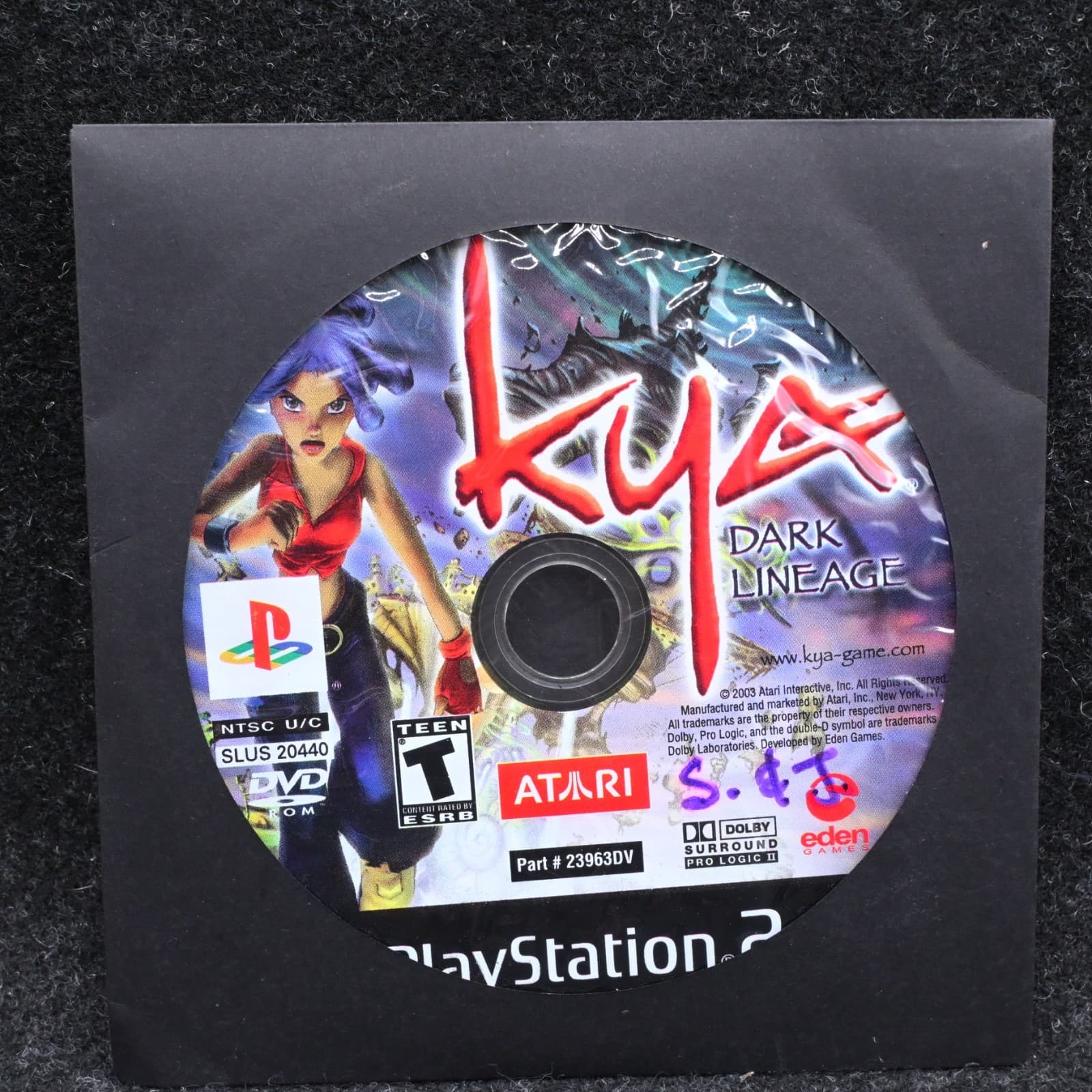 Kya Dark Lineage for PlayStation 2 Game Only