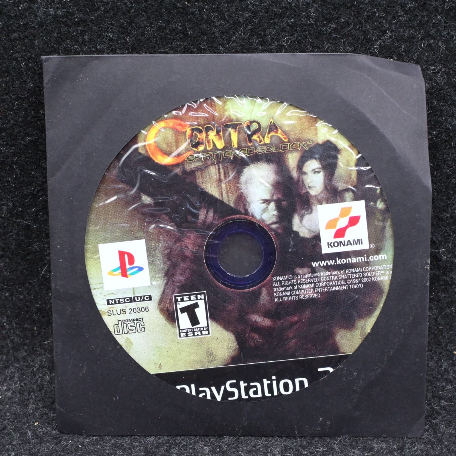 Contra Shattered Soldier Sony Playstation 2 PS2 DISC ONLY