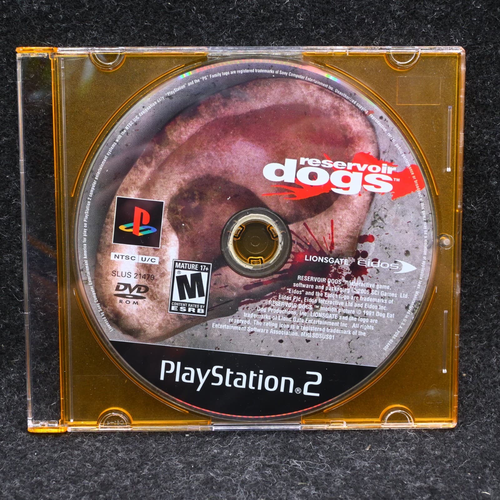 Reservoir Dogs (Sony PlayStation 2, 2006) PS2 Disc Only Tested