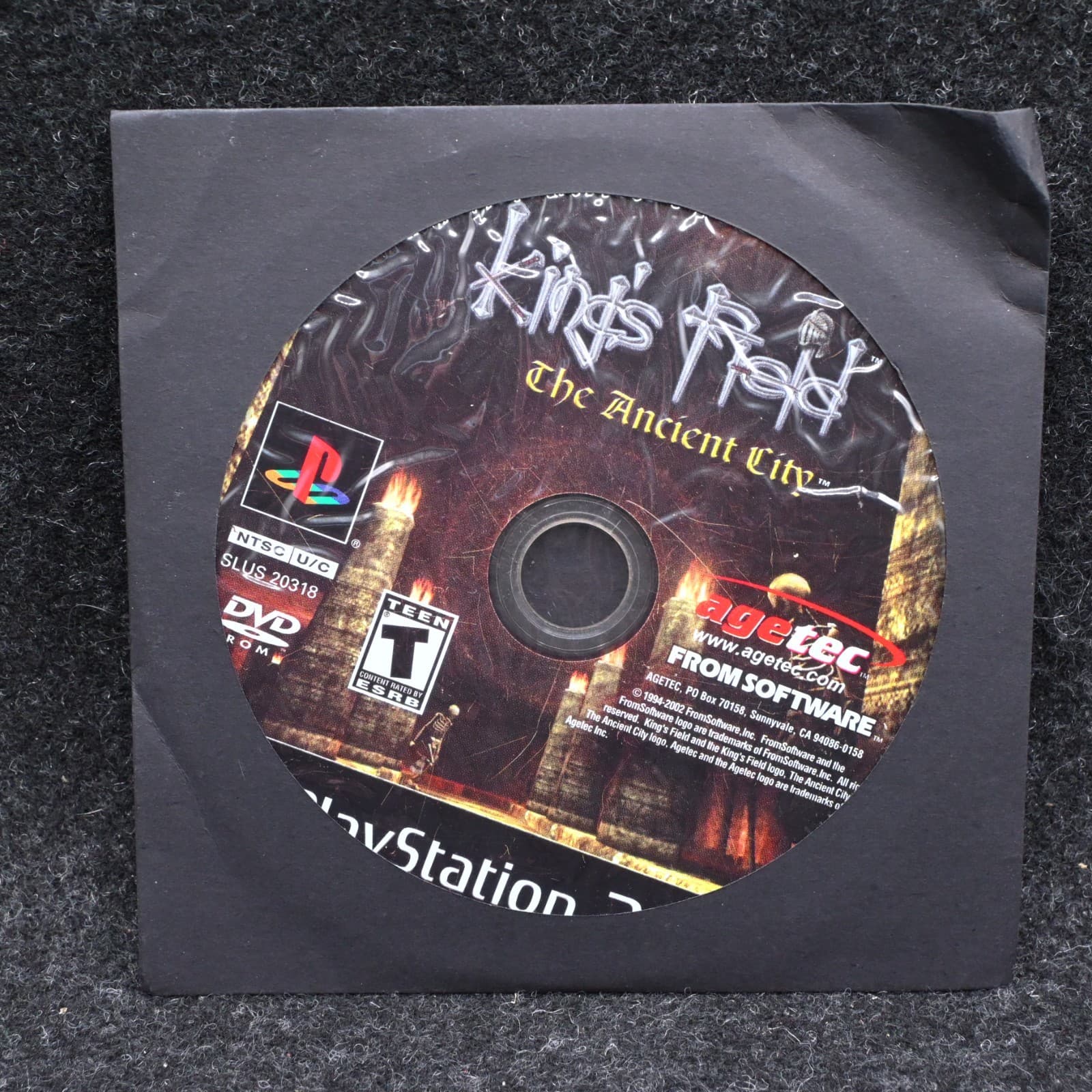 King's Field The Ancient City (PlayStation 2 PS2) Disc Only Tested Working