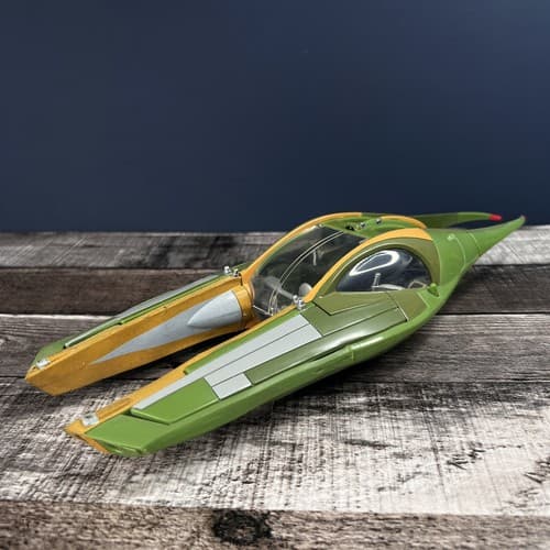Vtg Star Wars Sam Wesell Speeder Blast Off Panels Attack OT Clones Hasbro 2002