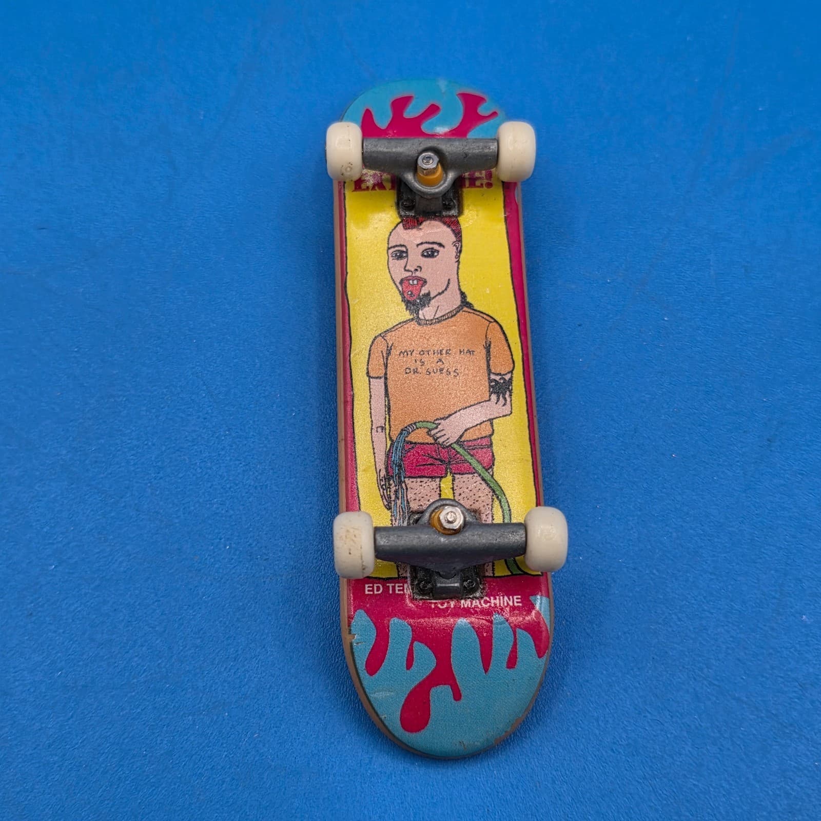 Ed Templeton Toy Machine Tech Deck skateboard 96mm fingerboard rare vintage Bam