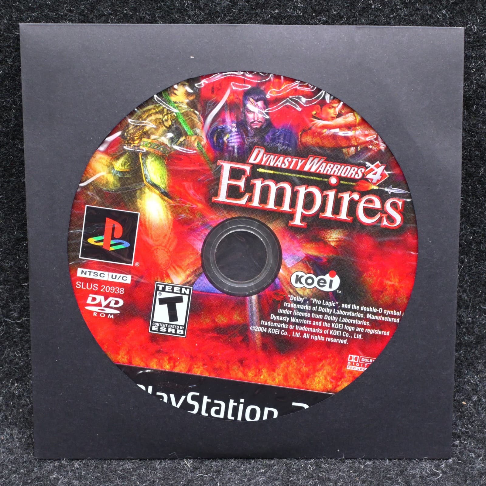 Dynasty Warriors 4: Empires (PlayStation 2 PS2) DISC ONLY
