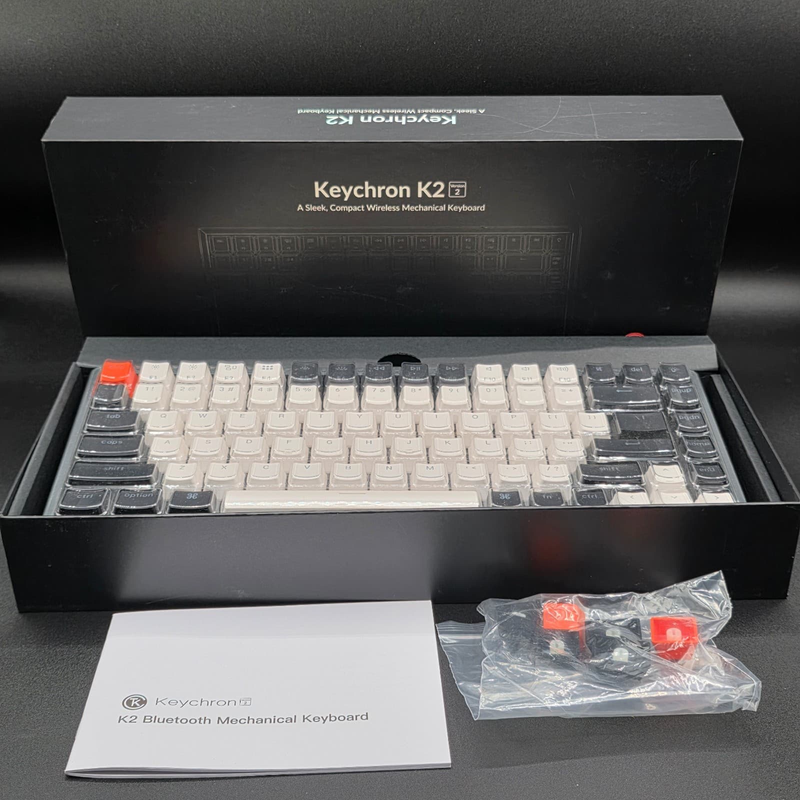 Keychron K2 75% Layout 84 Keys Hot-swappable Bluetooth Wireless/USB
