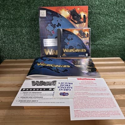 WarGames IBM-PC Big Box CD-ROM Vintage Rare