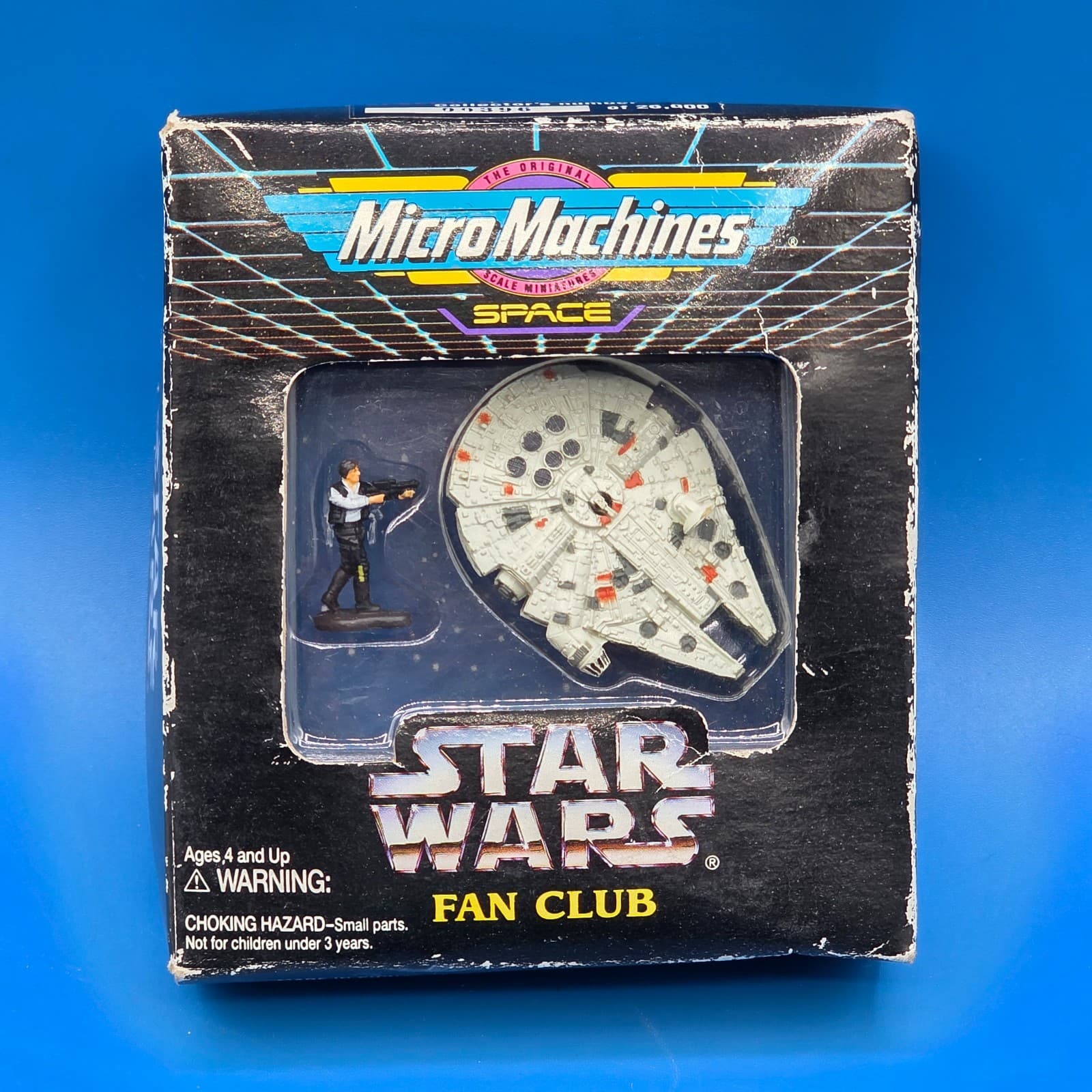 Star Wars Micro Machines Space Fan Club Exclusive Millennium Falcon w/ Han Solo