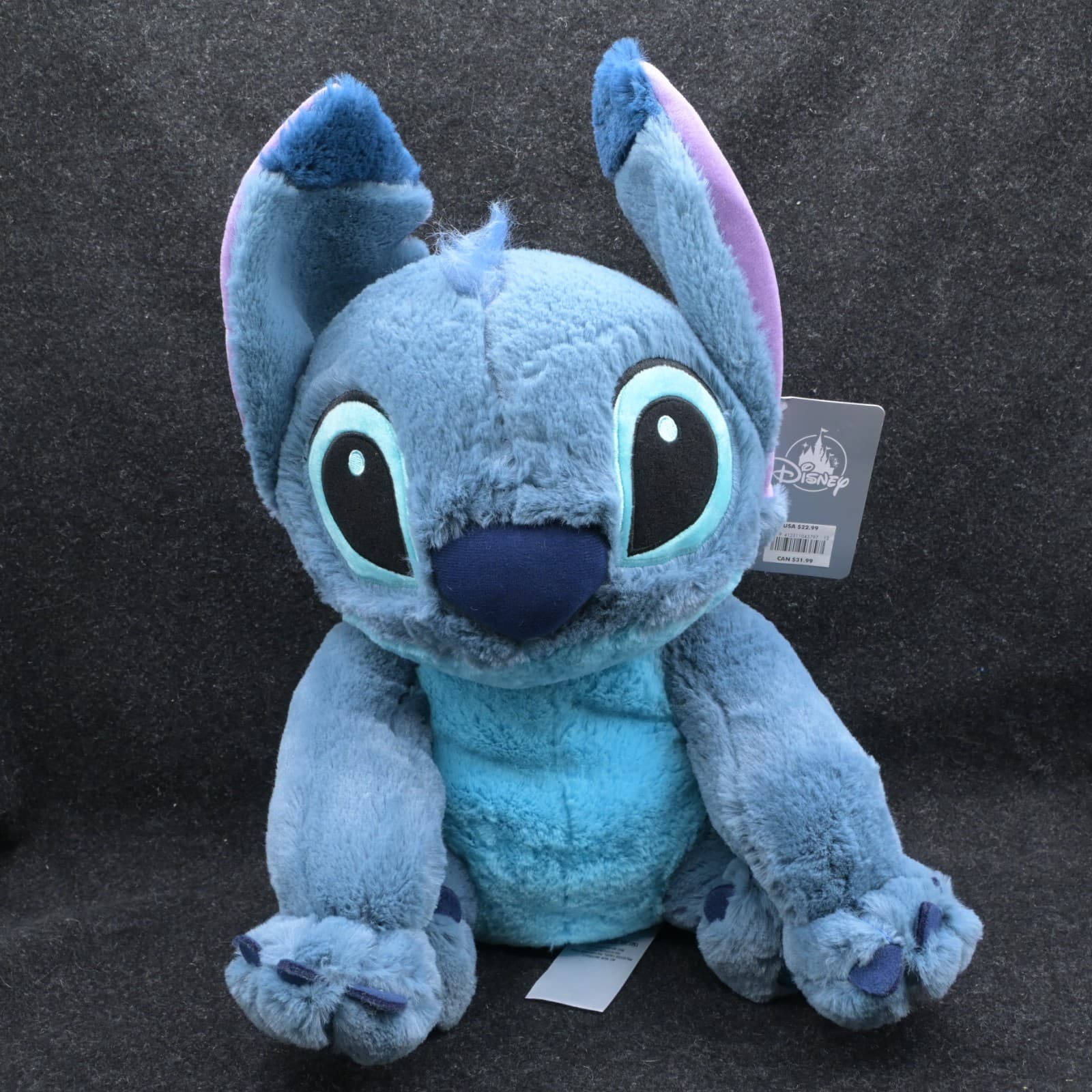Disney Parks Stitch Alien Blue Plush Toy Stuffed Animal 14" Lilo & Stitch Soft