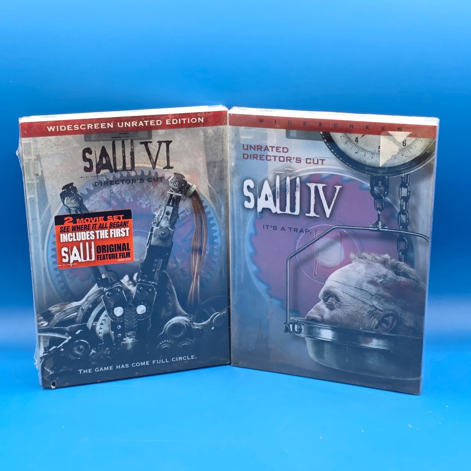Saw VI & IV (DVD, 2009) New Widescreen Unrated Director's Cut