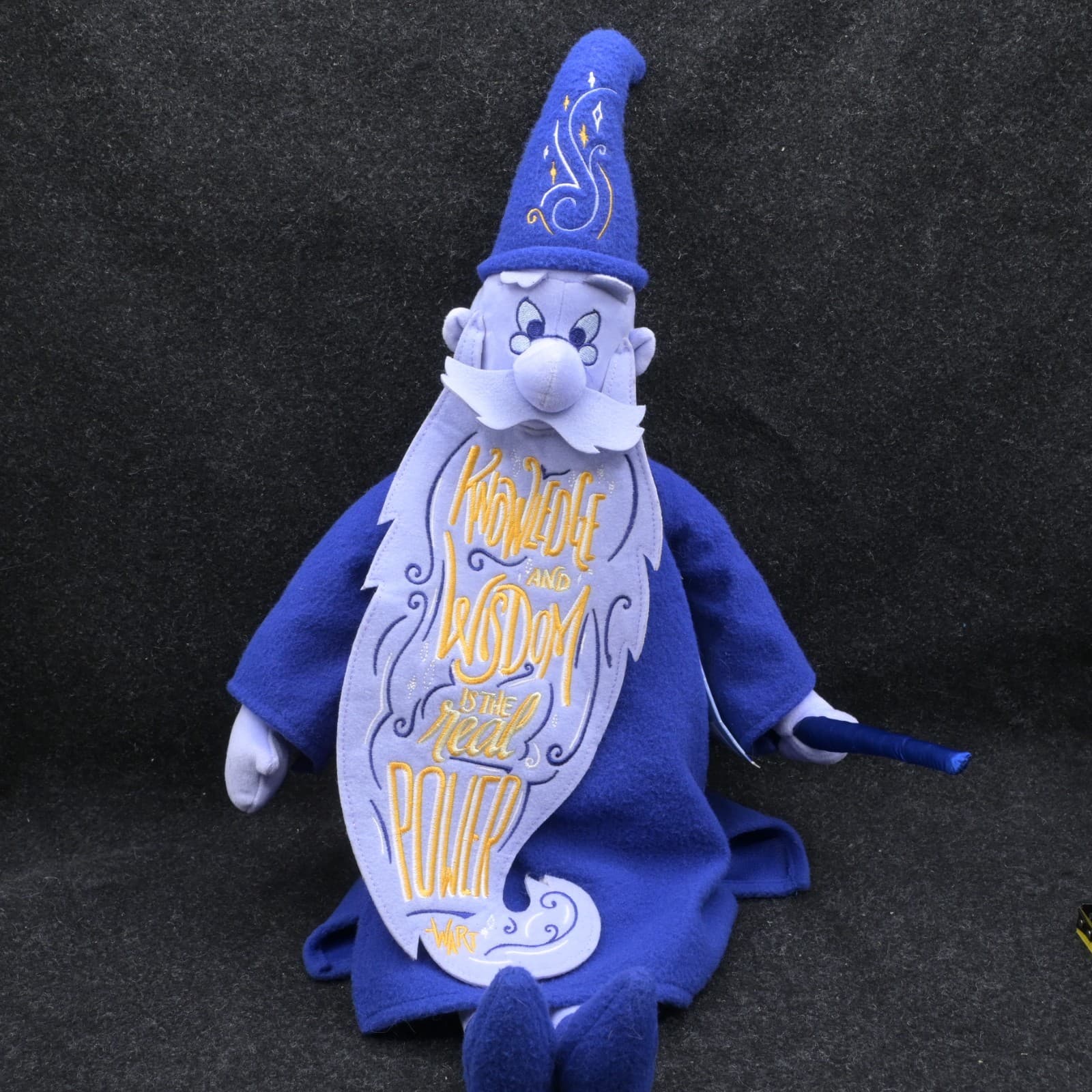 Disney Wisdom Merlin Plush Doll Sword In Stone Limited Release NEW WITH TAGS!!