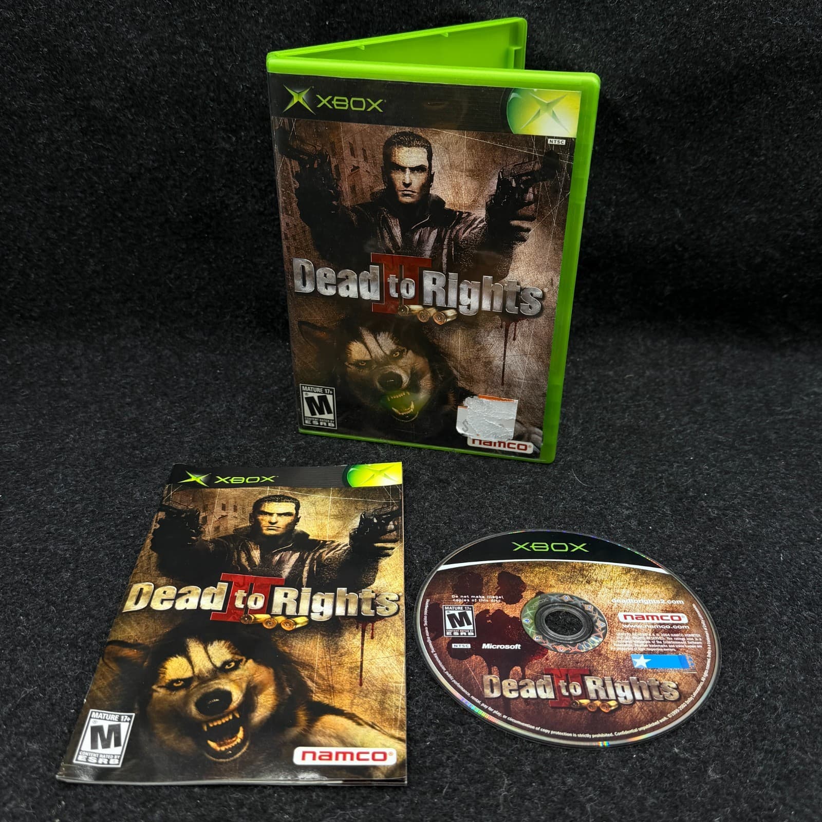 Dead to Rights II (Microsoft Xbox, 2005) CIB