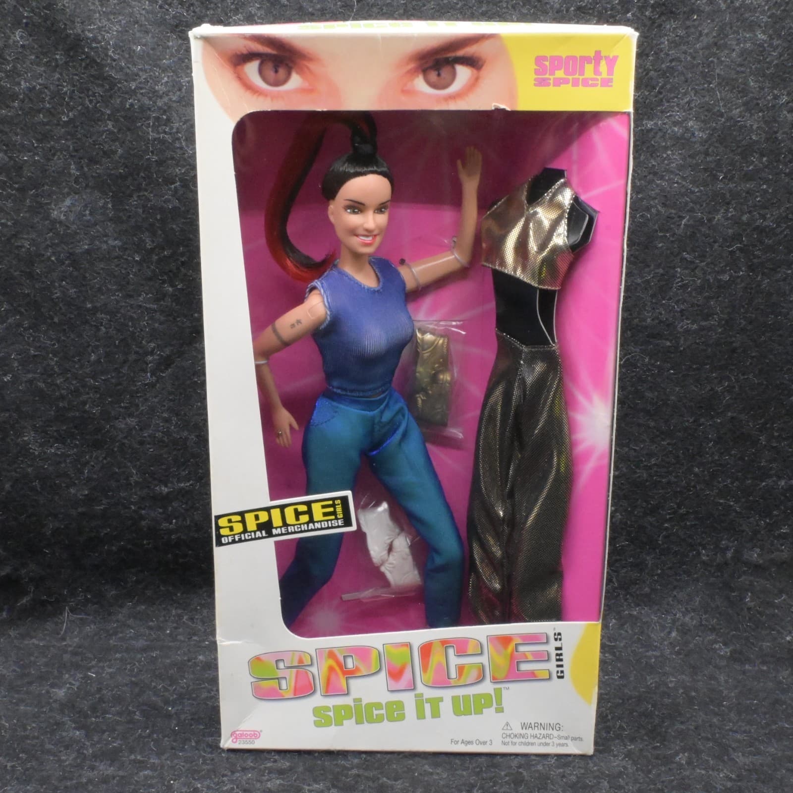New Sealed Vtg 1998 Galoob Toys Spice Girls Spice It Up Doll SPORTY Spice NIB