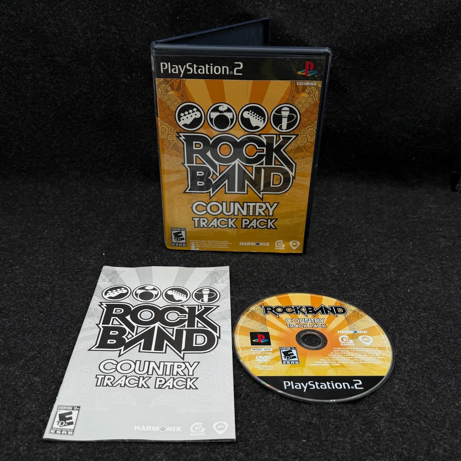 Rock Band Country Track Pack Sony PlayStation 2, 2009 PS2