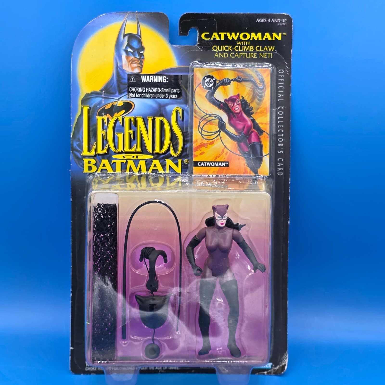 Legends of Batman Catwoman + Quick Climb Claw + Capture Net + Collectors Card