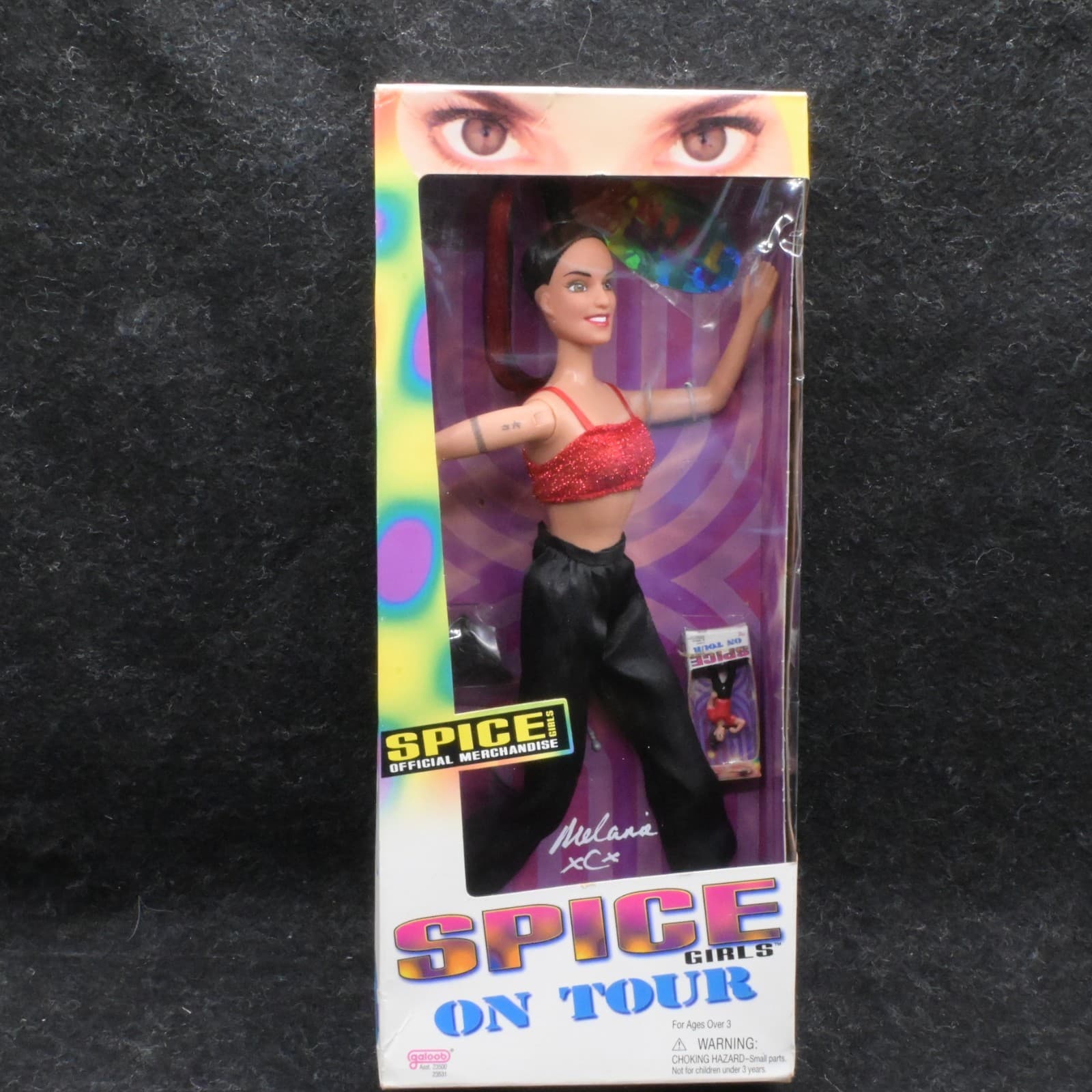 SPICE GIRLS ON TOUR SPORTY SPICE DOLL MELANIE C. FIGURE 1998 BY GALOOB