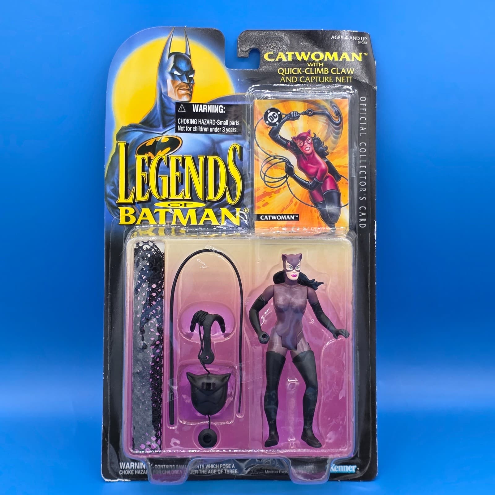 Legends of Batman Catwoman + Quick Climb Claw + Capture Net + Collectors Card