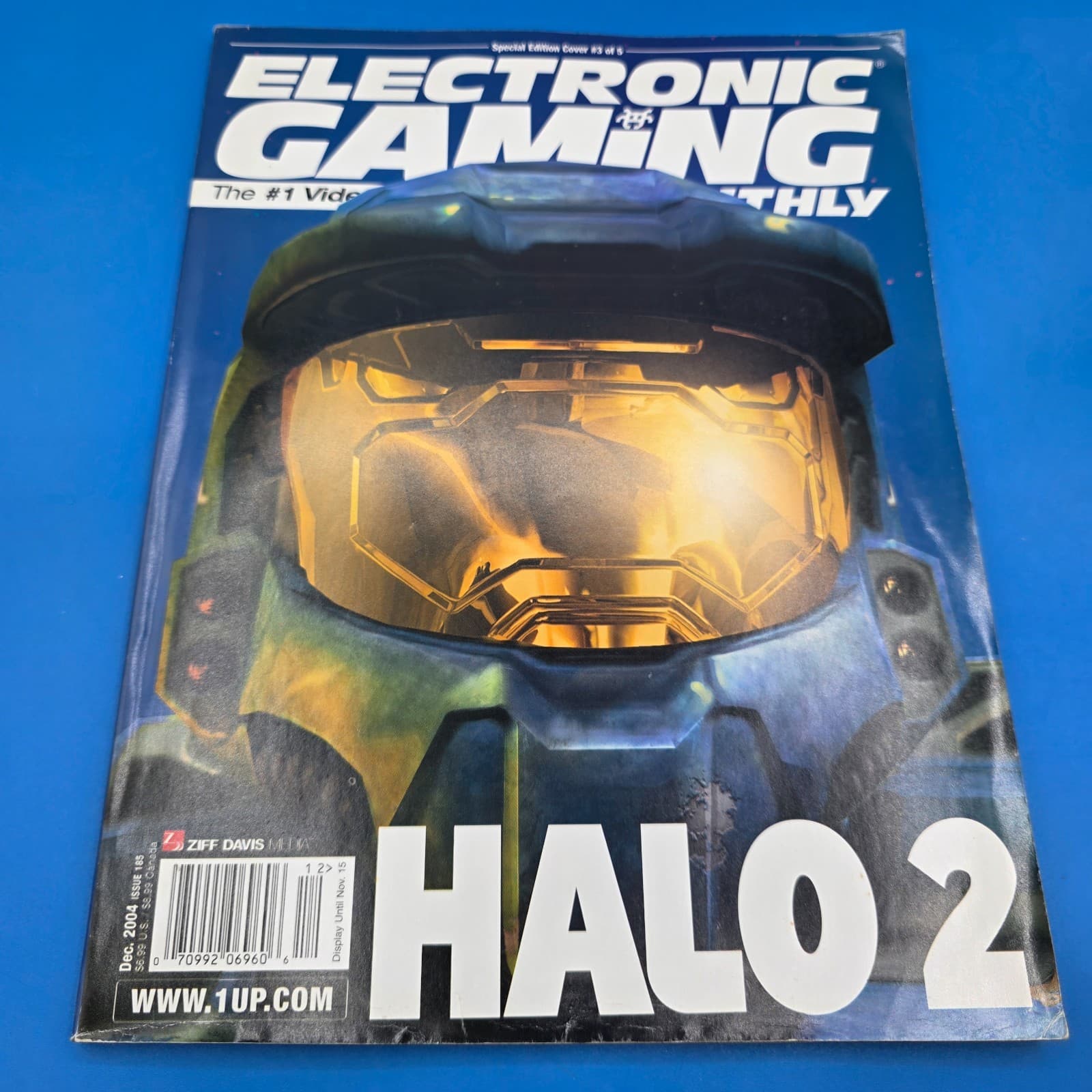 Electronic Gaming Monthly, Issue 185 (December 2004) master chief cover!