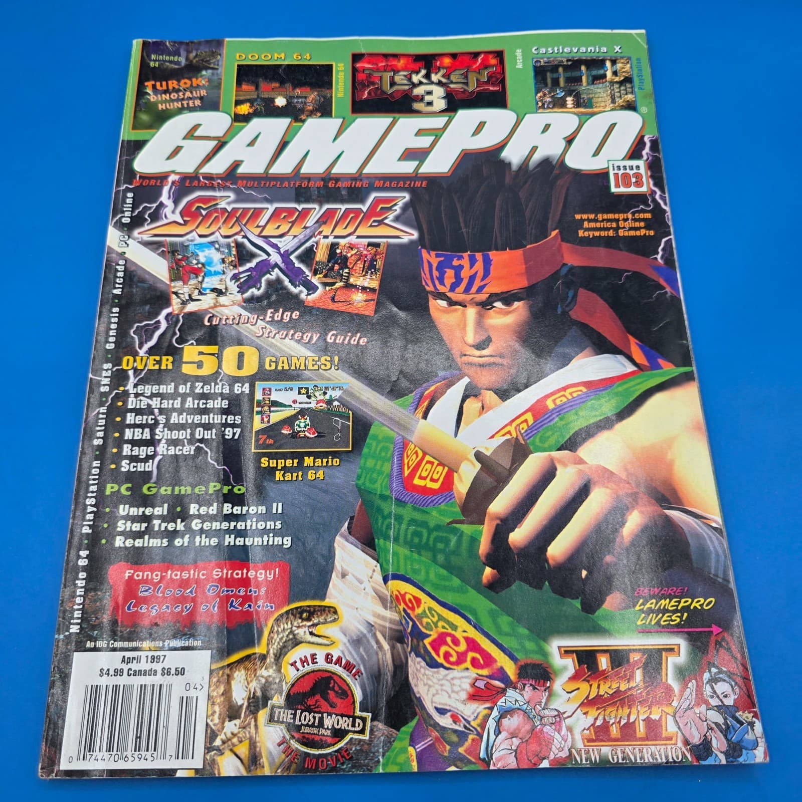 Gamepro Magazine Apr 1997 Issue 103 Soul Blade, Strategies