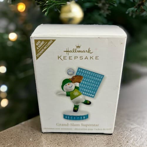 2011 Hallmark: Gymnastics Superstar Personalize Keepsake Ornament Christmas