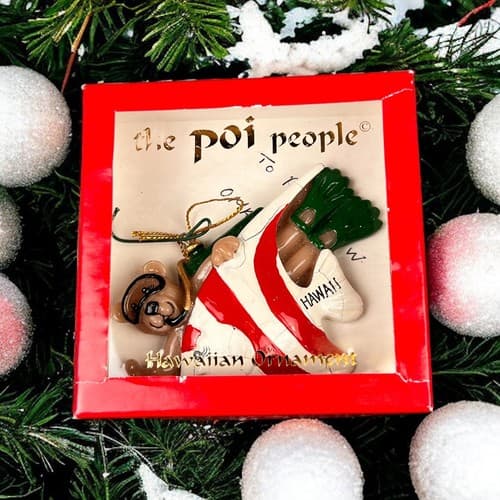 Joseph & Company "The Poi People" Hawaiian Christmas Tree Ornament